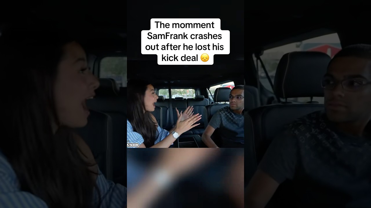 The moment Sam Frank CRASHES OUT after he lost his kick deal 😢💔 