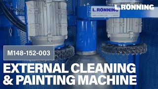 External Cleaning and Painting Machine for Gas Cylinders