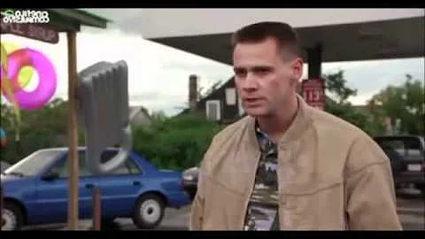 yo, yo mismo e Irene. Escena gasolinera