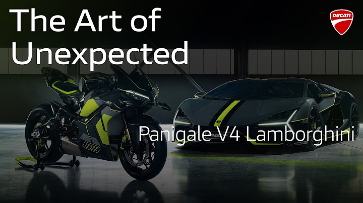 New Ducati Panigale V4 Lamborghini | The Art of Unexpected