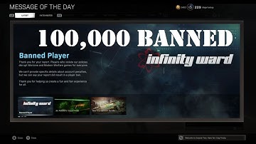 COD BAN 100,000 Cheaters + 1st Place Game Zipedeedooda zipedeeday my oh my what a wonderful day (: