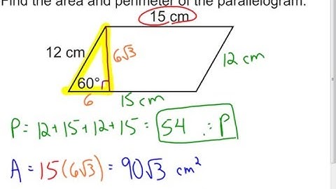 11-1 Areas of Parallelograms Examples