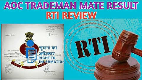 AOC TRADEMAN MATE Result RTI Review