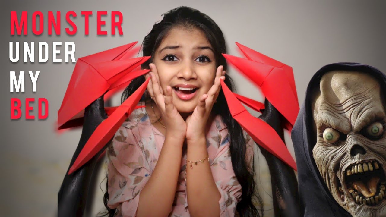 Monster under my bed ☠️😮 Funny short film series Minshasworld YouTube