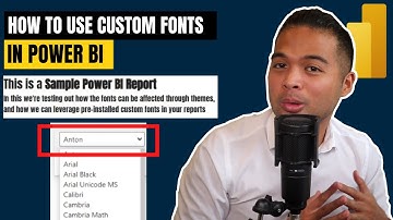 How to use CUSTOM FONTS in your Power BI Reports // Beginners Guide to Power BI in 2022