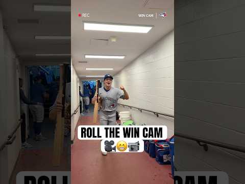 A gritty Toronto Blue Jays win 😤😁 #MLB #Toronto #BlueJays #WinCam