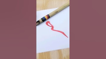 How to write the alternative connection of (ص،ر) in stylish caligraphy#art #calligraphyart.