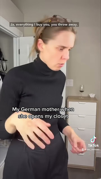 My German mother when she opens my closet #shorts