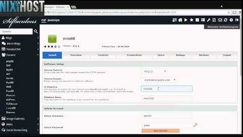 Installing MiniBB with Softaculous in cPanel