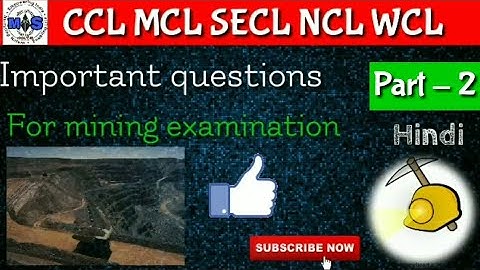 NCL Overman  || mining  sirdar exam question paper hindi ||#miningstudy 2019 secl,ccl,wcl,mcl,Part-2
