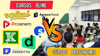 Qual Escolher? Cursinhos Online Ou Presencial? By Thalyta Vitória .Oficial