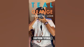 Cinematic Teal and Orange look using Lightroom | #lightroom #colorgrading #shorts #trending