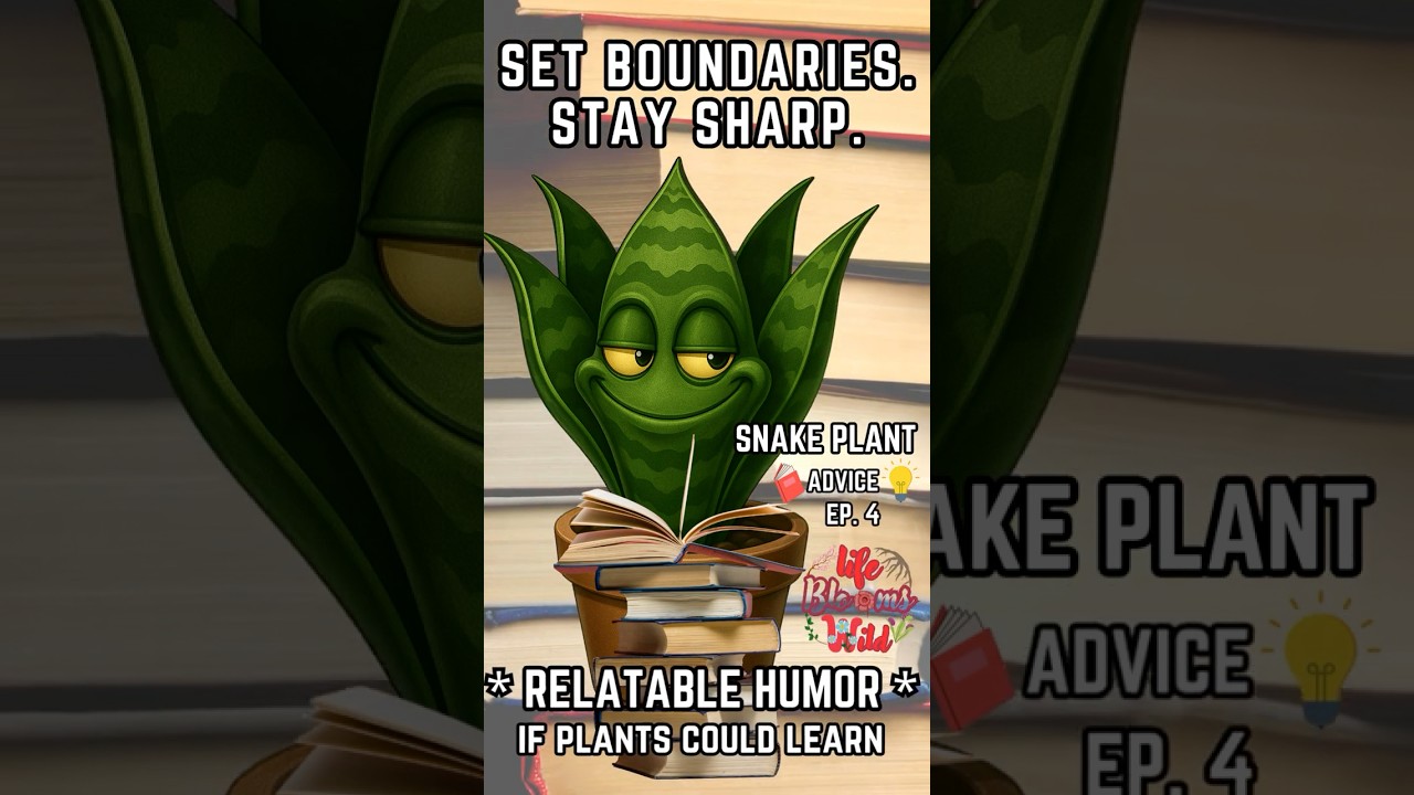 Ep. 4: Advice — Snake Plant 🐍🌿 Set Boundaries. Stay Sharp. | If Plants Could Learn.