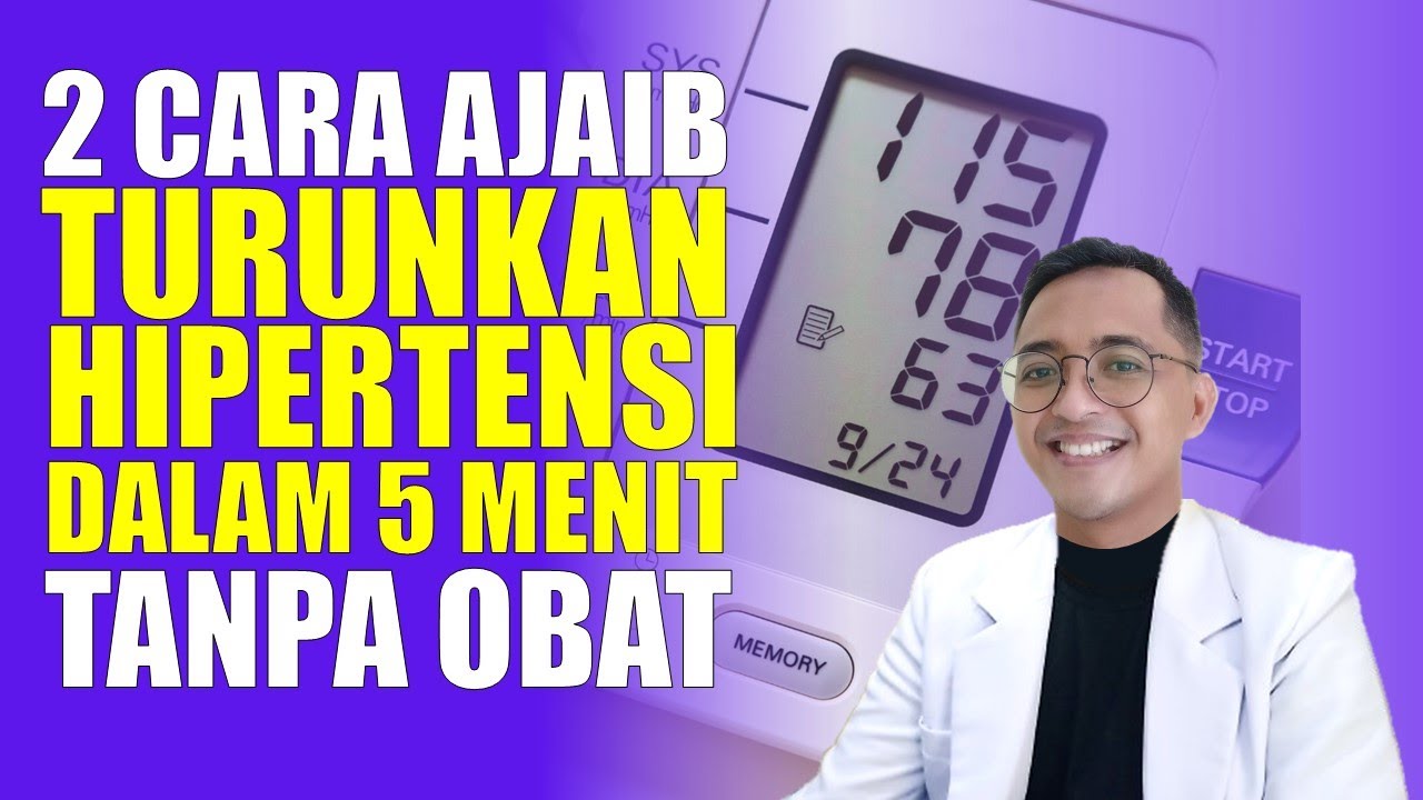 Darah Tinggi? Jangan Panik! Ini 2 Cara Ajaib Turunkan Tekanan Darah Dalam 5 Menit Tanpa Obat