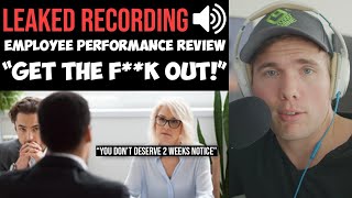LEAKED RECORDING! Employee QUITS over RIGGED 'Performance Review' | #grindreel