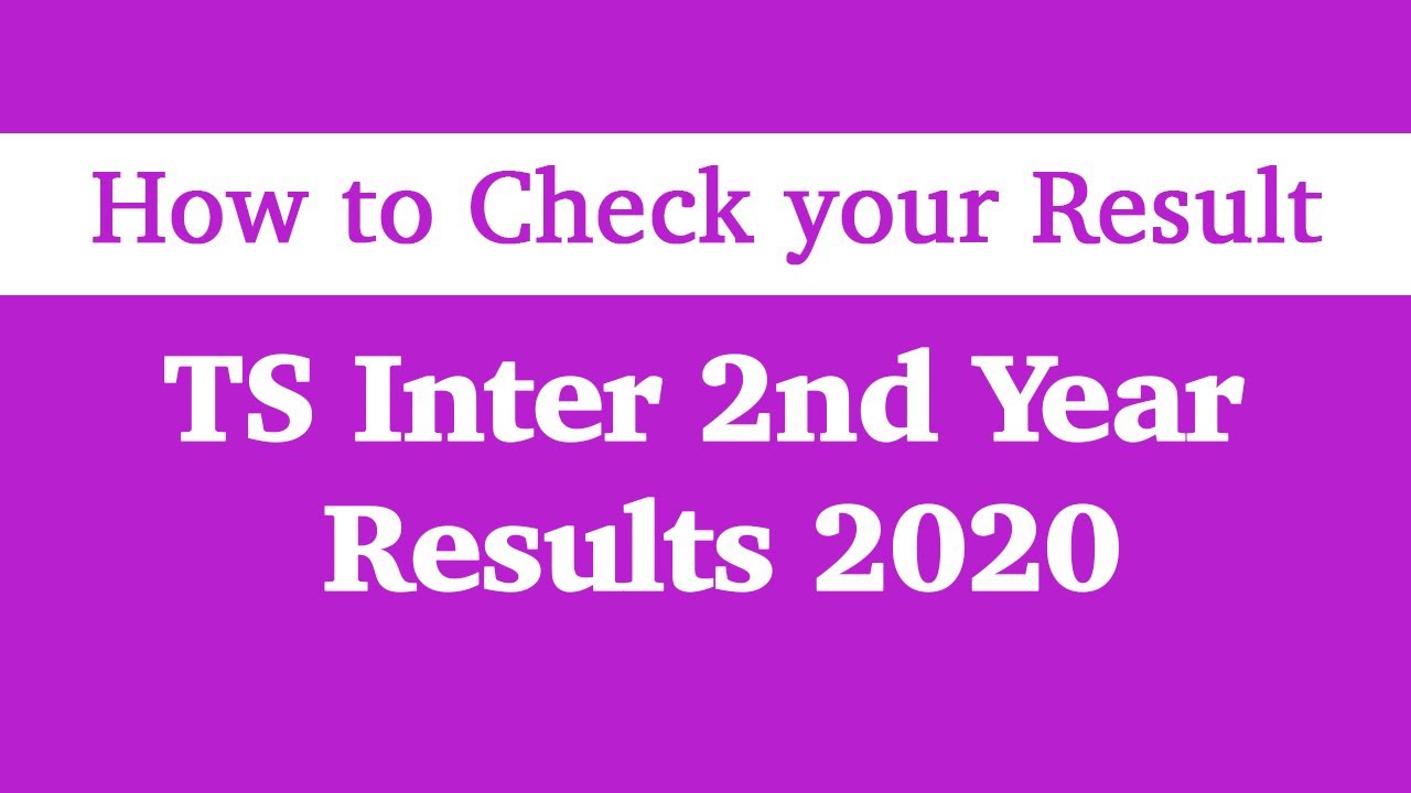 TS INTER RESULTS HOW TO CHECK YOUR RESULT YouTube