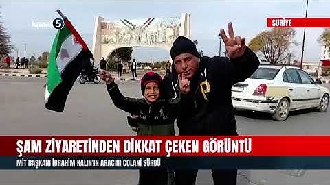 Şam Ziyaretinden Dikkat Çeken Görüntü | MİT Başkanı İbrahim Kalın'ın Aracını Colani Sürdü
