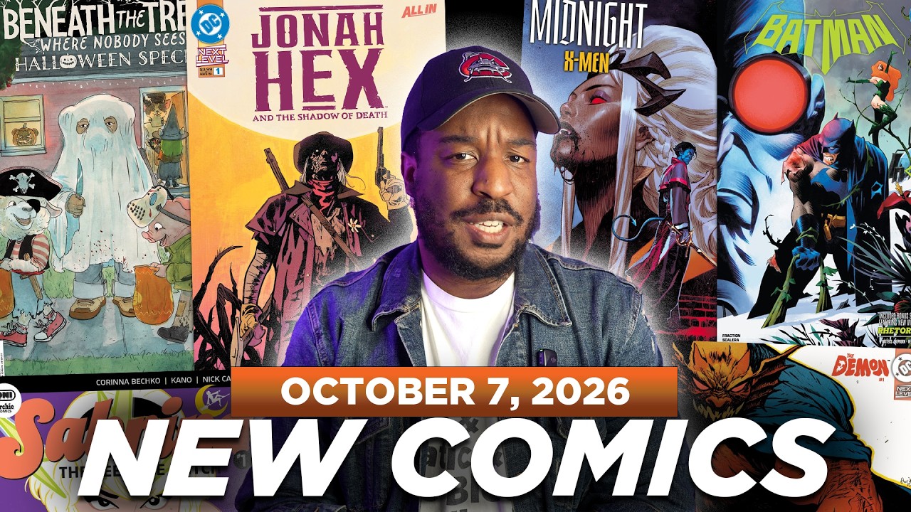NEW COMIC BOOK DAY 10/7/26 | MIDNIGHT X-MEN #1, JONAH HEX #1, MIDNIGHT SPIDER-MAN #1, SABRINA