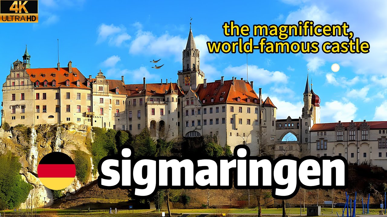 Зигмаринген | Живой - Захватывающий - Приглашающий | великолепный, всемирно известный замок | 4К 🚶