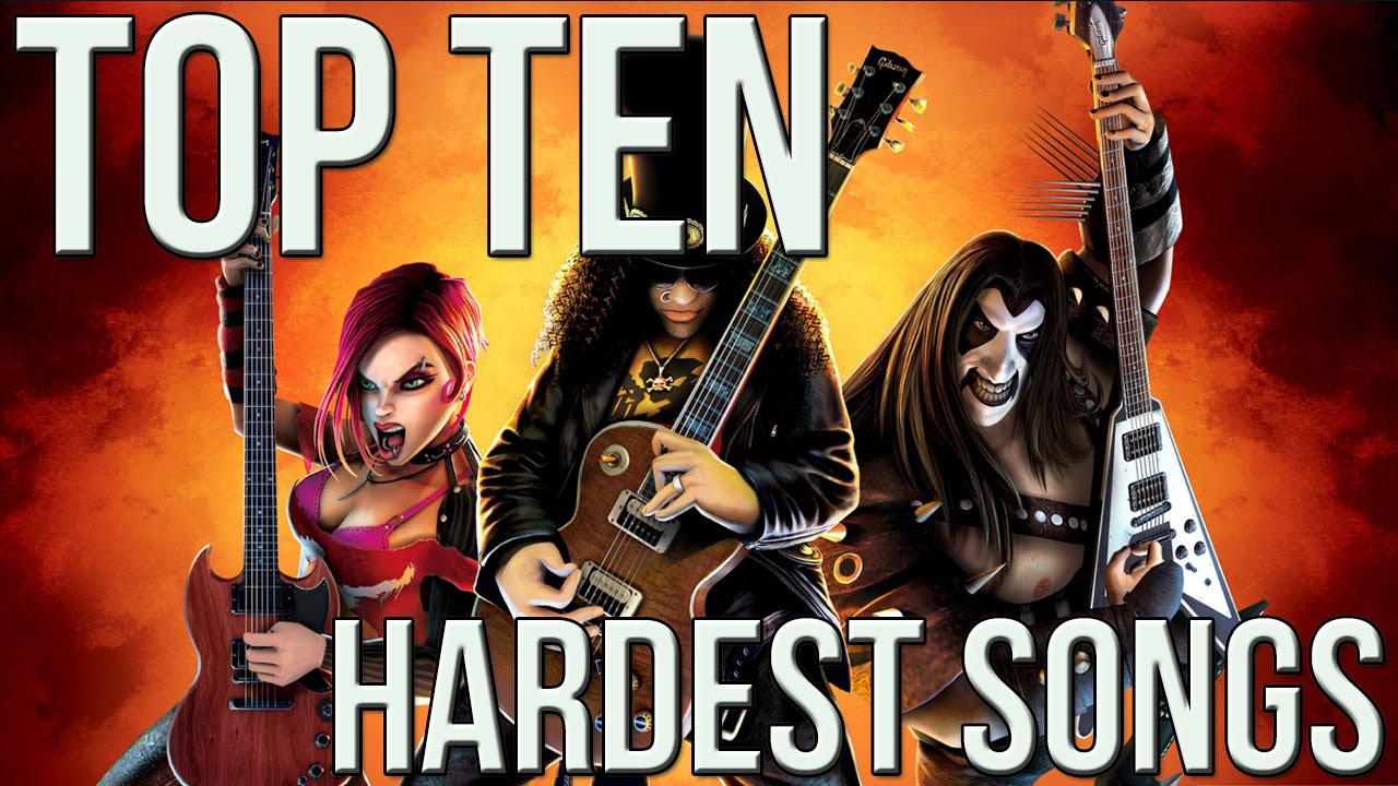 top 10 hardest guitar hero 3 songs