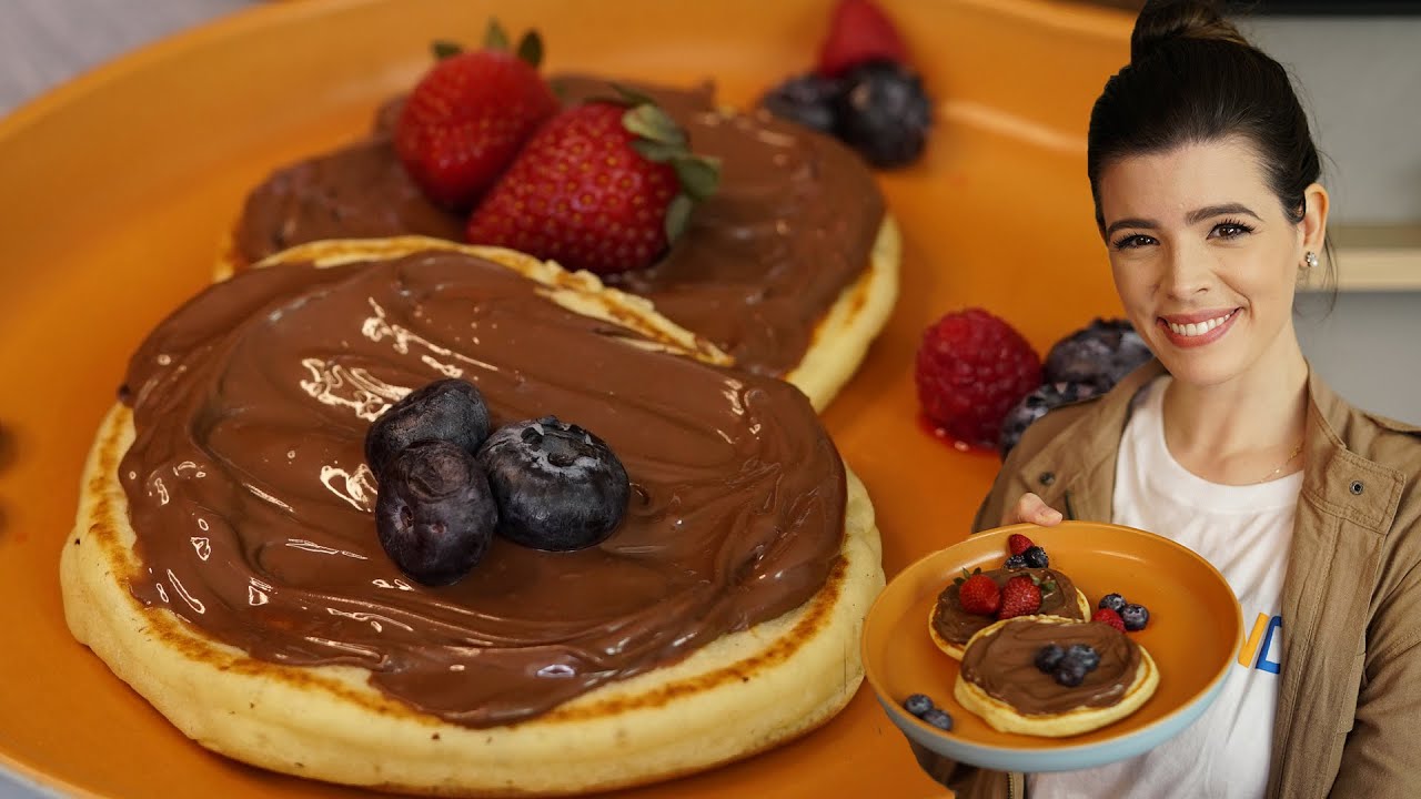 PANQUECA AMERICANA COM NUTELLA | TPM por Ju Ferraz