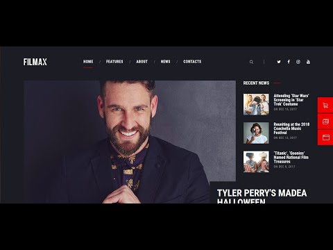 Filmax - Cinema & Movie News Magazine WordPress Theme | Film Portal Website Theme