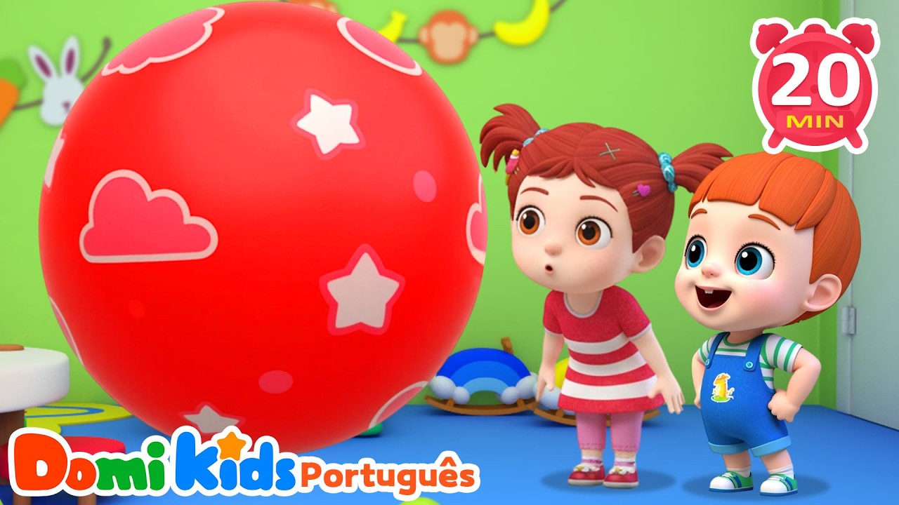 Balões Coloridos 🎈| Canções Infantis | Domi Kids em Português