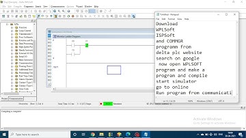 Delta PLC simulation function