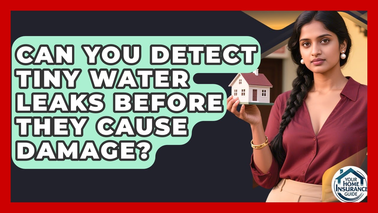 Can You Detect Tiny Water Leaks Before They Cause Damage? - Your Home Insurance Guide