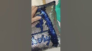 Custom Sequin Pillows Now at Stardust Sportique