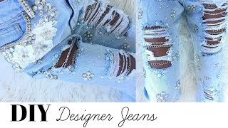 DIY Designer Jeans | DIY Designer Clothes