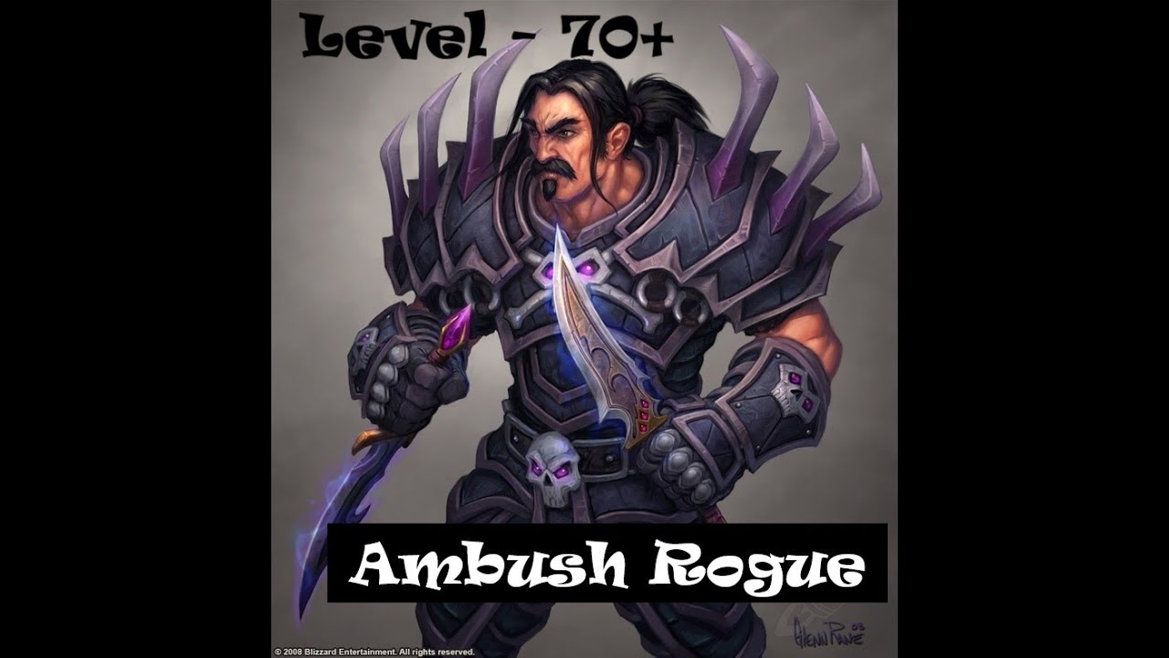 WOTLK - Ambush Rogue Leveling 74  - YouTube