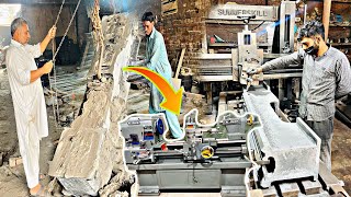 Amazing Handmade Production of Lathe Machine || How Lathe Machine is Manufactured in Big Factory