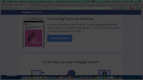 How to Create Facebook Slideshow Ads