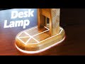 Great Project from Wood scraps ▶️How to Make Impressive Desk Lamp