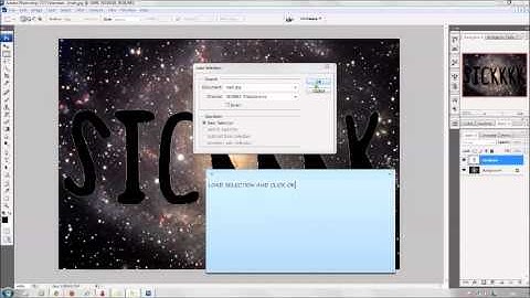 How to create Galaxy Image Font using Photoshop CS3