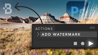 How To Watermark To A Photo In Photoshop   Watermark Action!