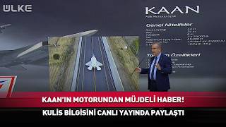KAAN'ın Motorundan Müjdeli Haber! Kulis Bilgisini Canlı Yayında Paylaştı