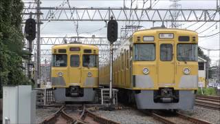 南入曽電車夏祭り2016 臨時電車並び 2005F、2007F