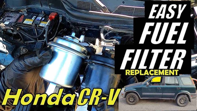 HOW TO: HONDA CRV FUEL FILTER REPLACEMENT - YouTube