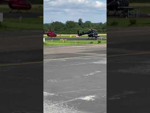 McDonnell Douglas MD520N helicopter start up at Elstree