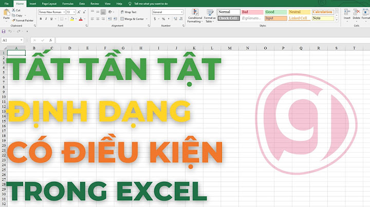 Công thức đổi màu trong Excel là gì?