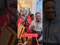 Ghana team brought the energy with a Jama session alongside Asamoah Gyan ahead of their WC opener 🌍