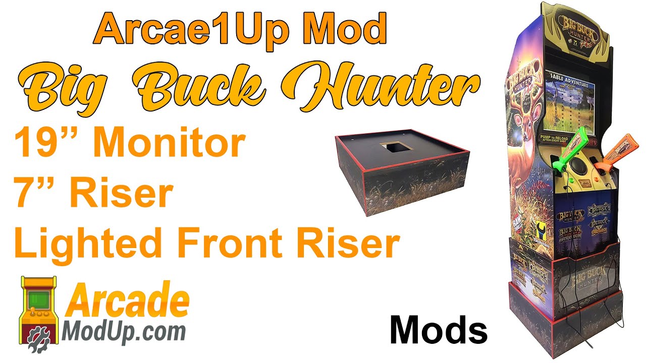 Arcade1Up Big Buck Hunter Mods 19 Inch Monitor And 7 Inch Riser YouTube arcade1up-big-buck-hunter-mods-19-inch-monitor-and-7-inch-riser-youtube
