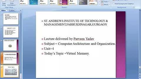 SAITM B TECH CSE Sem 4  COMPUTER ARCHITECTURE & ORGANIZATION  Unit No  4 Lecture No  12