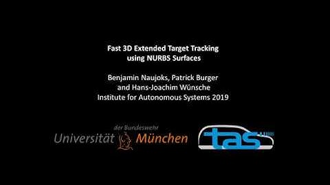 Fast 3D Extended Target Tracking using NURBS Surfaces