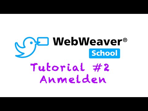 WebWeaver Tutorial - #2 Anmelden