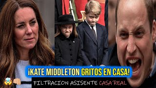 GRITOS EN CASA DE KATE MIDDLETON Y WILLIAM - ¿QUÉ PASA CON LOS NIÑOS? FILTRACIÓN ASISTENTE REAL