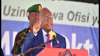 HOTUBA YA MAGUFULI - ''DODOMA ITABAKI KUWA MAKAO MAKUU, CORONA BADO IPO