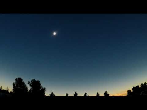 Chasing the total solar eclipse Part 10 Totality Rigby Idaho 2017